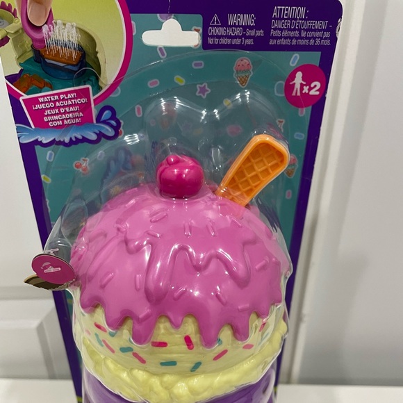 Polly Pocket Ice Cream Cone Shape,Playground Theme - Picture 3 of 4